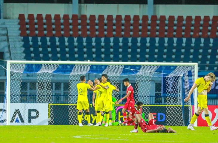 Timnas Indonesia U-23 kalah dari Malaysia di Piala AFF U-23 2023. (Dok. FAM)