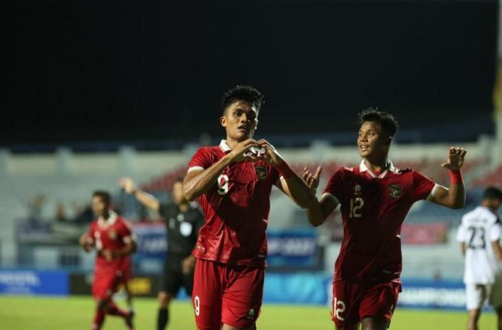 Ramadhan Sananta cetak gol tunggal kemenangan Timnas Indonesia U-23 atas Timor Leste di Piala AFF U-23 2023. (Dok. PSSI)