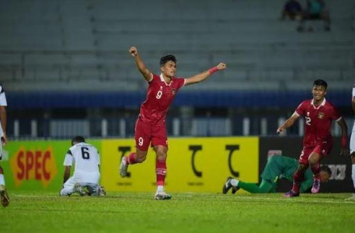 Ramadhan Sananta saat Timnas Indonesia U-23 lawan Timor Leste. (AFF)