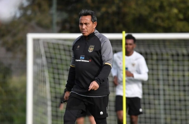 Bima Sakti, resmi kehilangan jabatannya sebagai pelatih Timnas Indonesia U-17. (pssi)