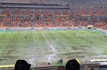 Sebelum Ganti Rumput Jakarta International Stadium (JIS) Tidak Tergenang saat Hujan, Arya Sinulingga Angkat Bicara