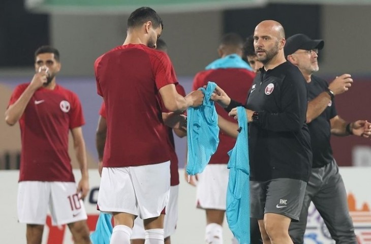 Timnas Qatar sukses mempertahankan gelar juara Piala Asia, usai menundukkan Yordania lewat tiga gol penalti. (@qfa)