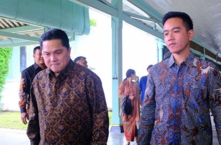 Dokumentasi Kebersamaan Ketua PSSI dan Cawapres Gibran. (rri)