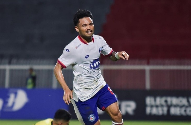 Pemain Timnas Indonesia dan Sabah FC, Saddil Ramdani dicoret. (sabahfc dok.)