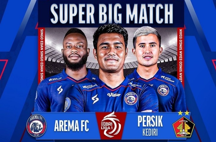 Link Live Streaming Arema FC vs Persik Kediri 