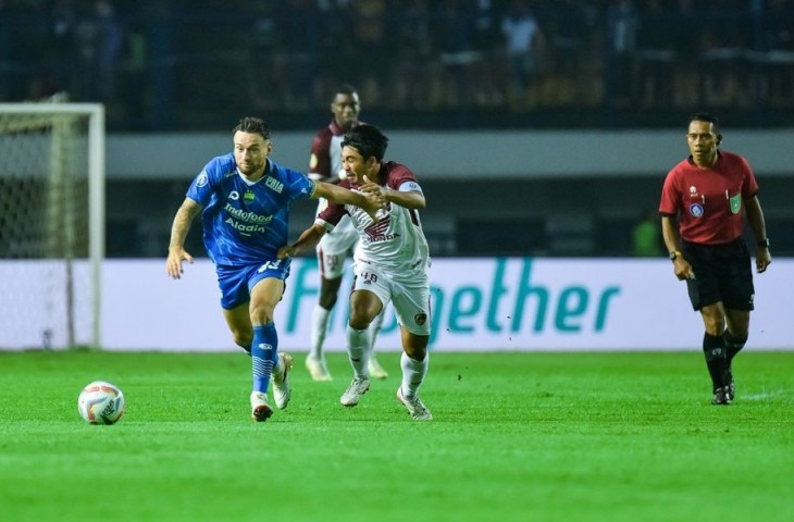 Pertandingan Persib vs PSM di pekan 21 Liga 1 2023/2024, Senin 4 Desember 2023. (MO Persib)