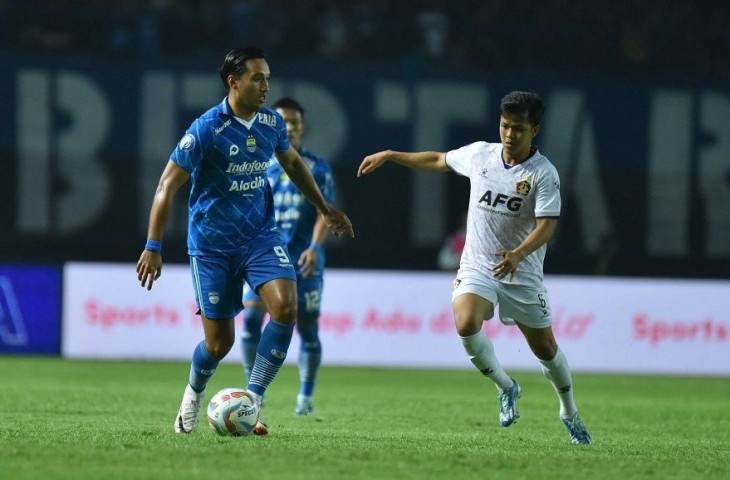 Pertandingan Persib vs Persik di pekan 22 Liga 1 2023/2024. (MO Persib)