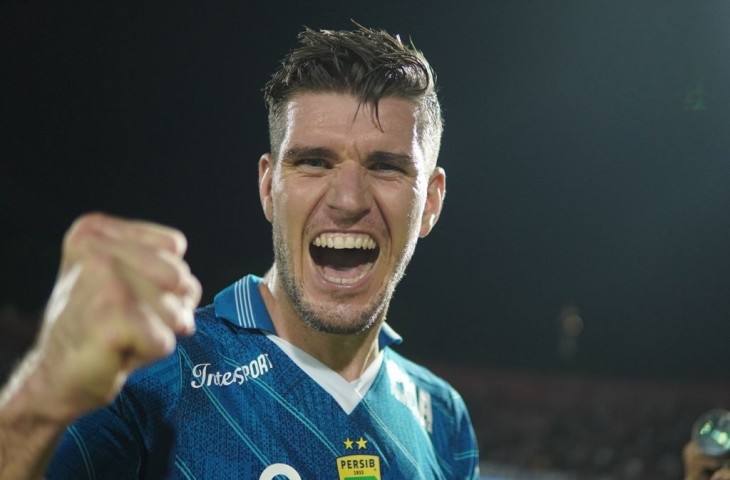 Pemain asing Persib asal Belanda, Nick Kuipers. (MO Persib)