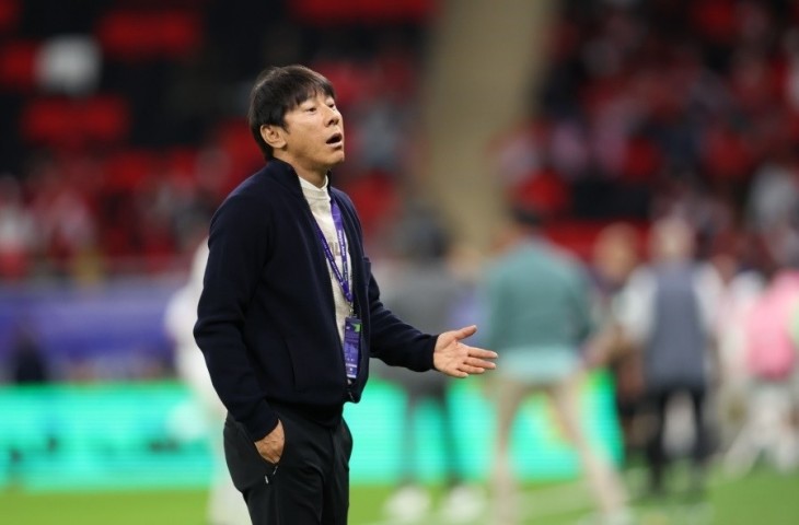 Pelatih timnas Indonesia, Shin Tae-yong tetap mengapresiasi perjuangan anak asuhnya dalam menghadapi Irak di Piala Asia. (PSSI).