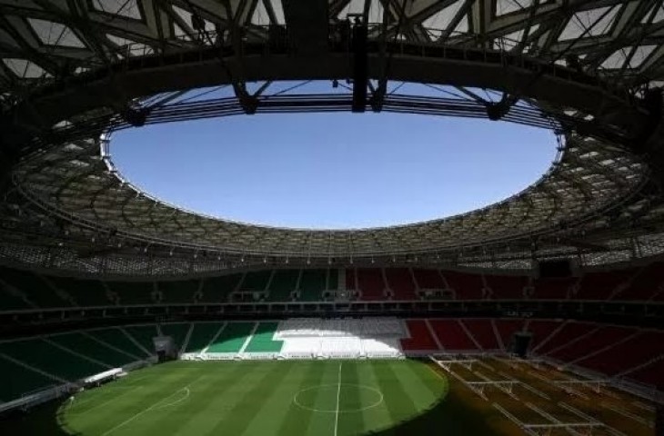 Profil Stadion Al Thumama. (AFP/GABRIEL BOUYS)