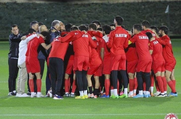 Timnas Tajikistan akan menghadapi Lebanon pada laga ketiga Grup A Piala Asia (Tangkapan layar Instagram @fft_official)