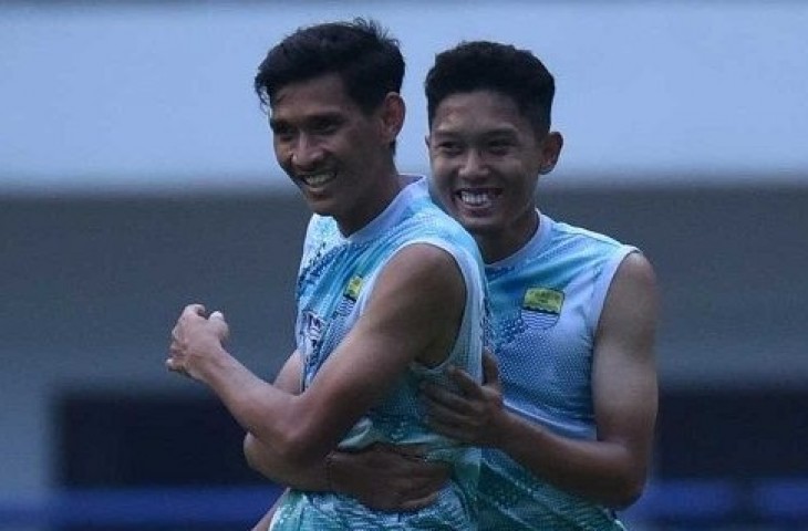 Dua pemain Persib, Ryan Kurnia dan Ferdiansyah. (MO Persib)