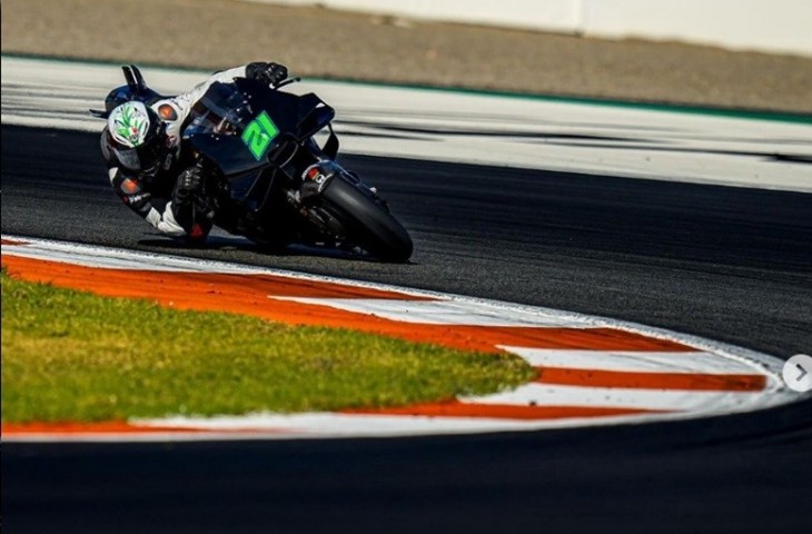 Pebalap tim Prima Pramac, Franco Morbidelli dilaporkan sedang dirawat di rumah sakit akibat mengalami kecelakaan parah saat uji coba di Sirkuit Portimao, Portugal, (Instagram/@frankymorbido).