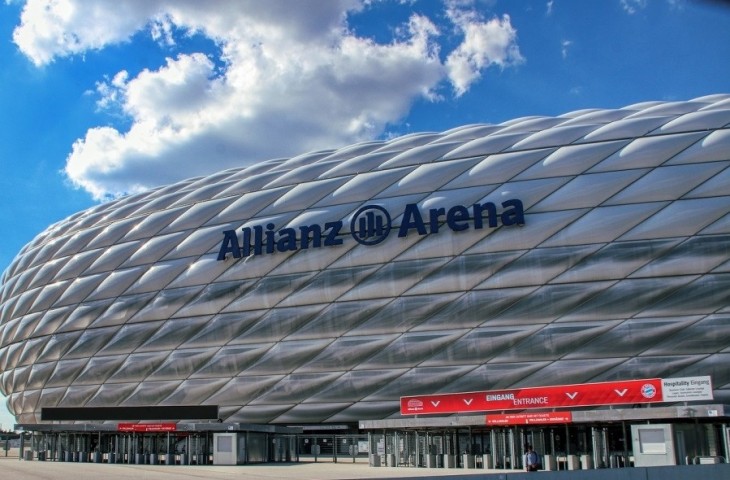 Football Arena Munich atau Allianz Arena menjadi satu di antara venue pertandingan Euro 2024. Berikut 10 daftar stadion yang digunakan. (Pixabay).