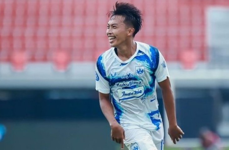 Pemain PSIS berselebrasi setelah mencetak gol ke gawang Arema FC pada Senin, 5 Januari 2024. (@psisfcofficial)