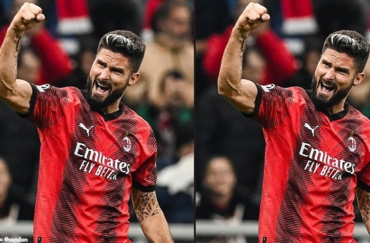 Olivier Giroud akan berlabuh ke klub asal Amerika Serikat. (instagram @acmilan).