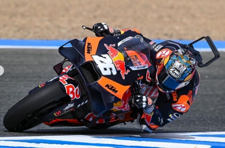 Direktur KTM Motosports, Pit Beirer membuka peluang untuk sang legenda MotoGP, Dani Pedrosa untuk kembali tampil sebagai wildcard, pada Grand Prix Spanyol di Sirkuit Internasional Jerez, pada 26-28 April 2024. (Instagram/@26_danipedrosa).