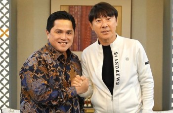 Erick Thohir Senang Shin Tae-yong Resmi Perpanjang Kontrak hingga 2027