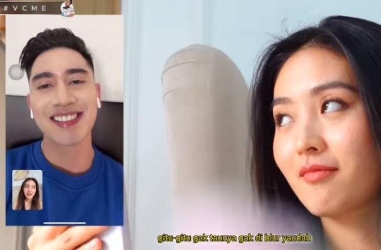 Natasha Wilona ngamuk ke Verrell Bramasta. (Youtube/NatashaWilona)