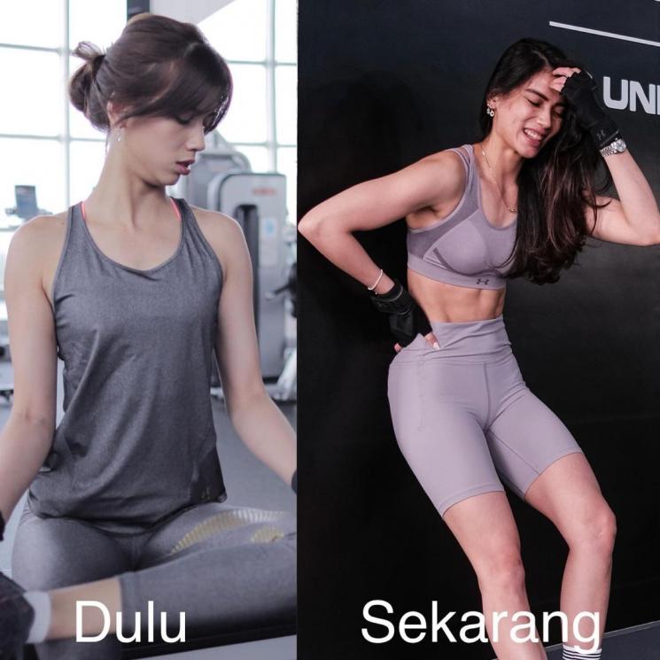 Potret Sabrina Chairunnisa Pamer Badan Kekar. (Instagram/ sabrinachairunnisa_)