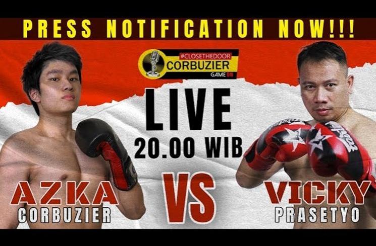 Azka Corbuzier VS Vicky Prasetyo. (YouTube/Deddy Corbuzier)