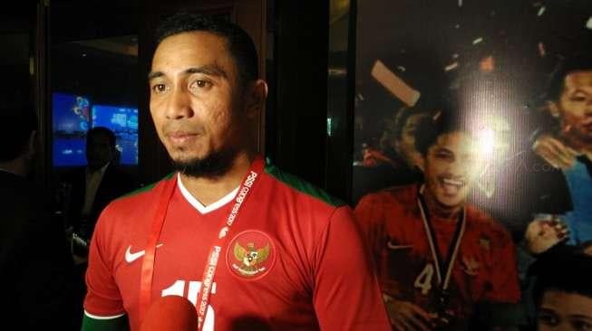 Eks Kapten Timnas Firman Utina. [suara.com/Adie Prasetyo]