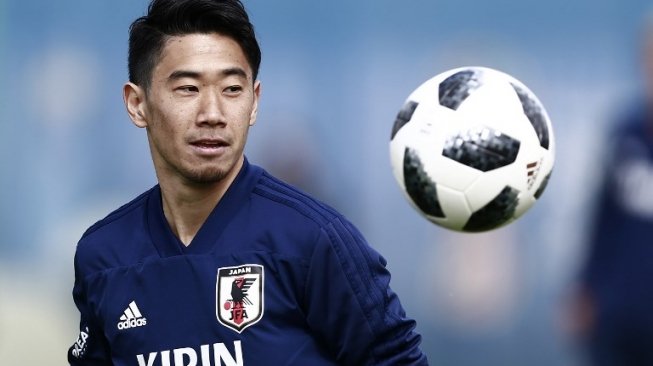 Gelandang serang Timnas Jepang, Shinji Kagawa (Benjamin CREMEL / AFP)