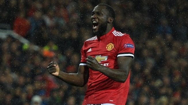 Bomber andalan Manchester United, Romelu Lukaku (Oli SCARFF / AFP)