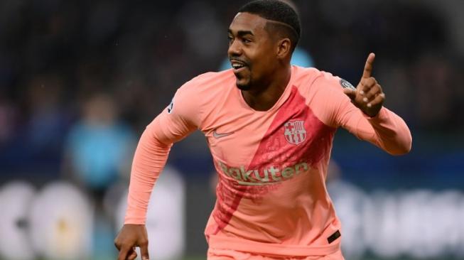 Pemain Barcelona, Malcom. (Marco BERTORELLO / AFP)