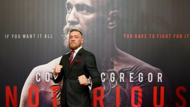 Atlet tarung bebas asal Irlandia, Conor McGregor. [AFP/Paul Faith]