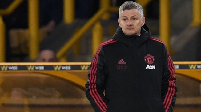 Manajer Manchester United, Ole Gunnar Solskjaer. [Paul ELLIS / AFP]