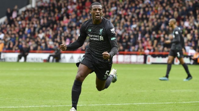 Gelandang Liverpool, Georginio Wijnaldum. [Paul ELLIS / AFP]