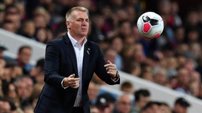 Manajer Aston Villa Dean Smith [AFP]