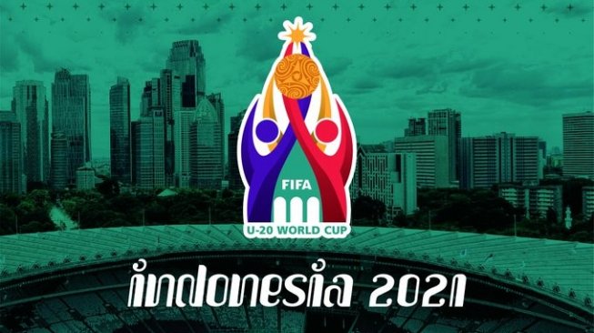 Logo Piala Dunia U-20 2021 buatan PSSI. (Twitter/@pssi).