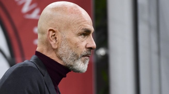 Pelatih AC Milan, Stefano Pioli. [MIGUEL MEDINA / AFP]