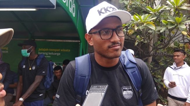 Striker Persib Bandung, Wander Luiz. [Suara.com / Aminuddin]