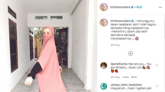 Istri Dicky Indrayana, Tri Retno Mutiara Lutfi. (Instagram/@triretnomutiara).