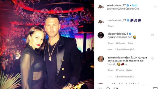 Marko Simic unggah foto bersama seorang wanita. (Instagram/@markosimic_77).