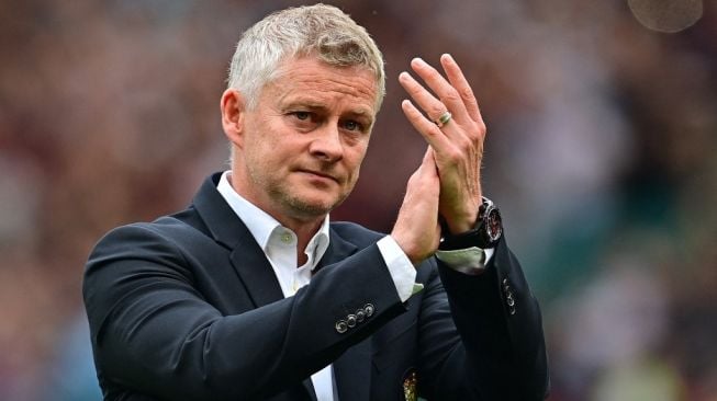 Manajer Manchester United, Ole Gunnar Solskjaer. [PAUL ELLIS / AFP]