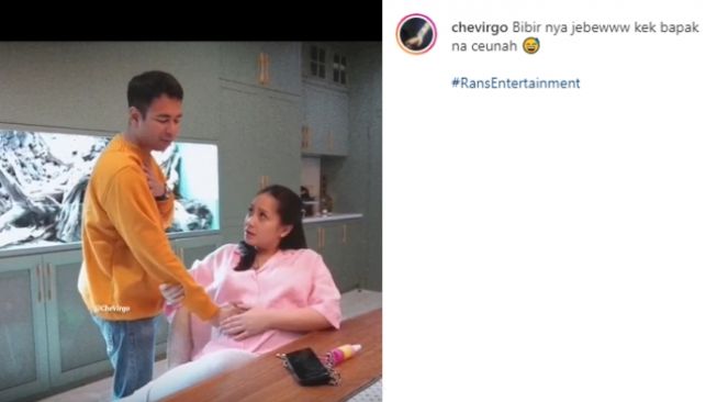 Raffi Ahmad dan Nagita Slavina. (Instagram/@chevirgo)