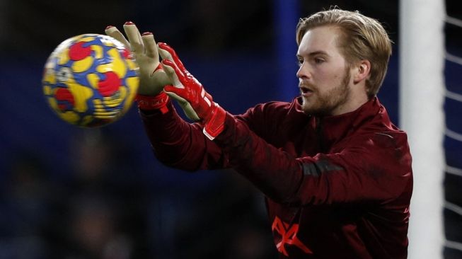 Kiper Liverpool, Caoimhin Kelleher. [Adrian DENNIS / AFP]