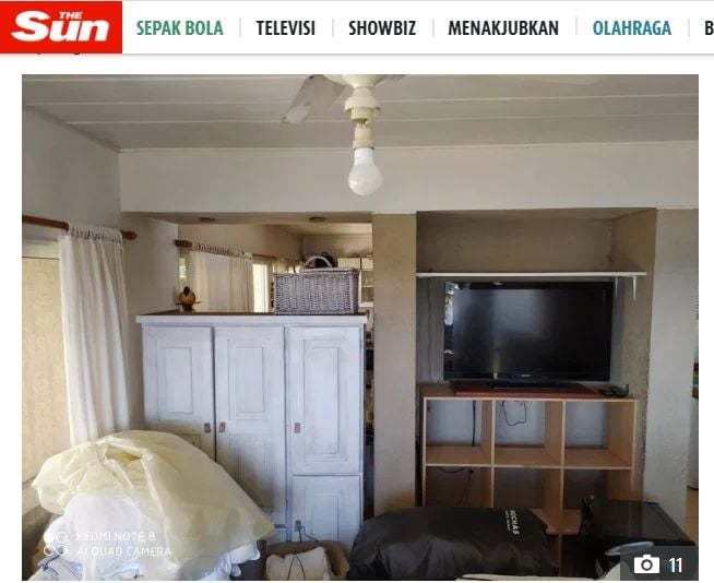 Kamar Diego Maradona di akhir hayatnya.