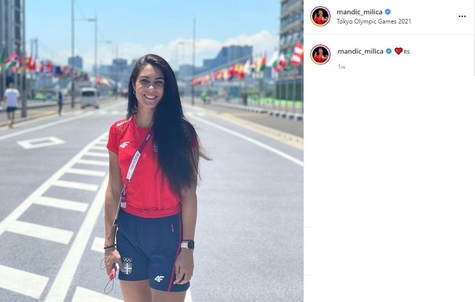 Milica Mandic, atlet Serbia yang raih medali emas di cabor taekwondo. (Instagram/mandic_milica)