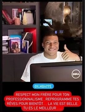 Kylian Mbappe masih tebar kode untuk hengkang Real Madrid. (Instagram/k.mbappe)