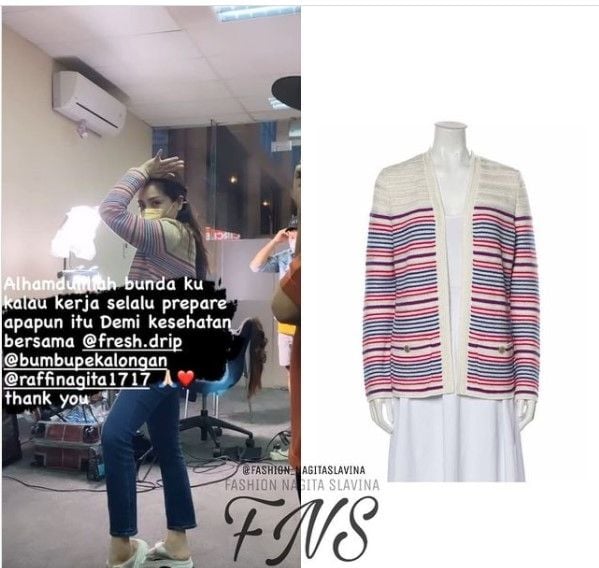 5 Cardigan Ini Sering Dikenakan Nagita Slavina Selama Hamil, Ada yang Seharga Motor. (Dok: Instagram/fashion_nagitaslavina)