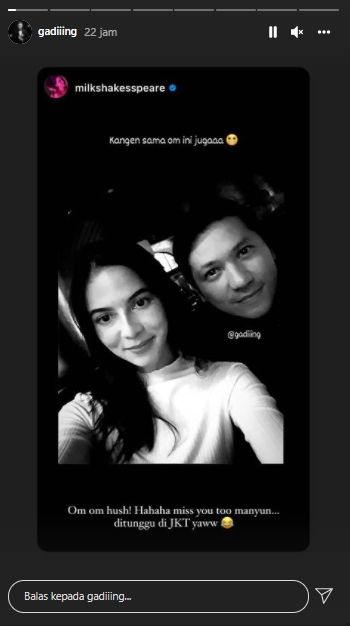 Gading Marten dan Juria Hartmans (instagram.com)