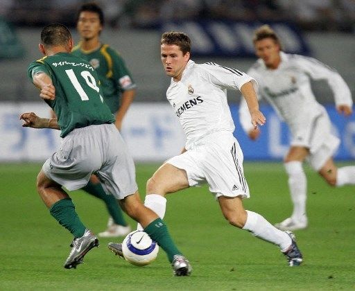 Michael Owen saat memperkuat Real Madrid. [AFP]