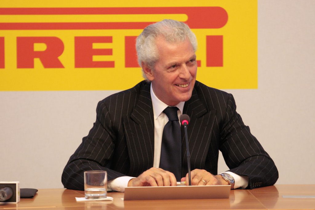 CEO Pireli, Marco Tronchetti Provera. (Sumber: twitter/@Reifenpresse).