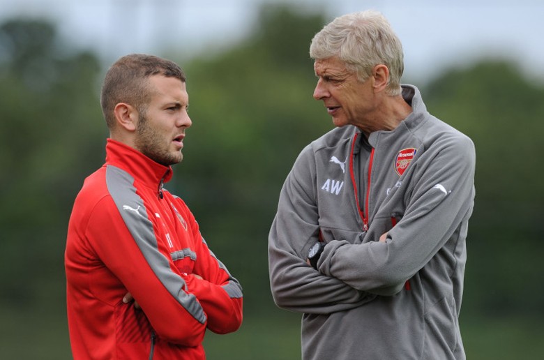 Jack Wilshere dan Arsene Wenger